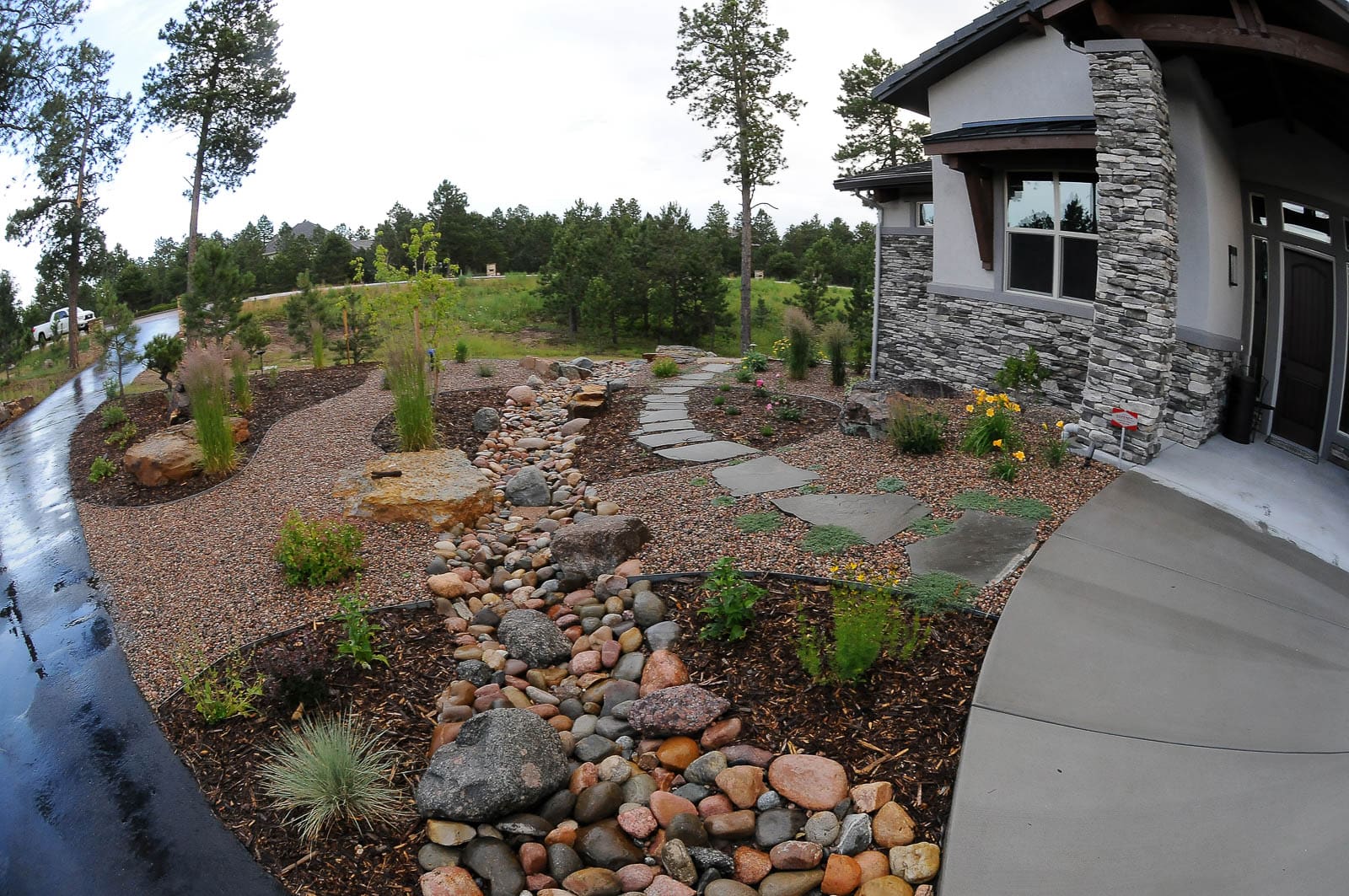 Front Yard Xeriscape Ideas Utah ~ Colorado Springs Xeriscape Landscaping Landscape Xeriscaping 9471