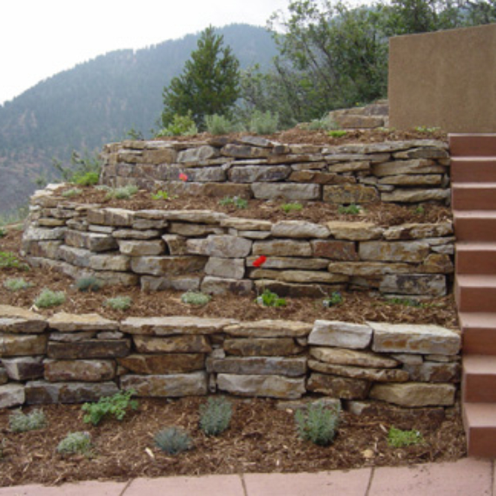 Landscape Retaining Wall Construction in Colorado Springs