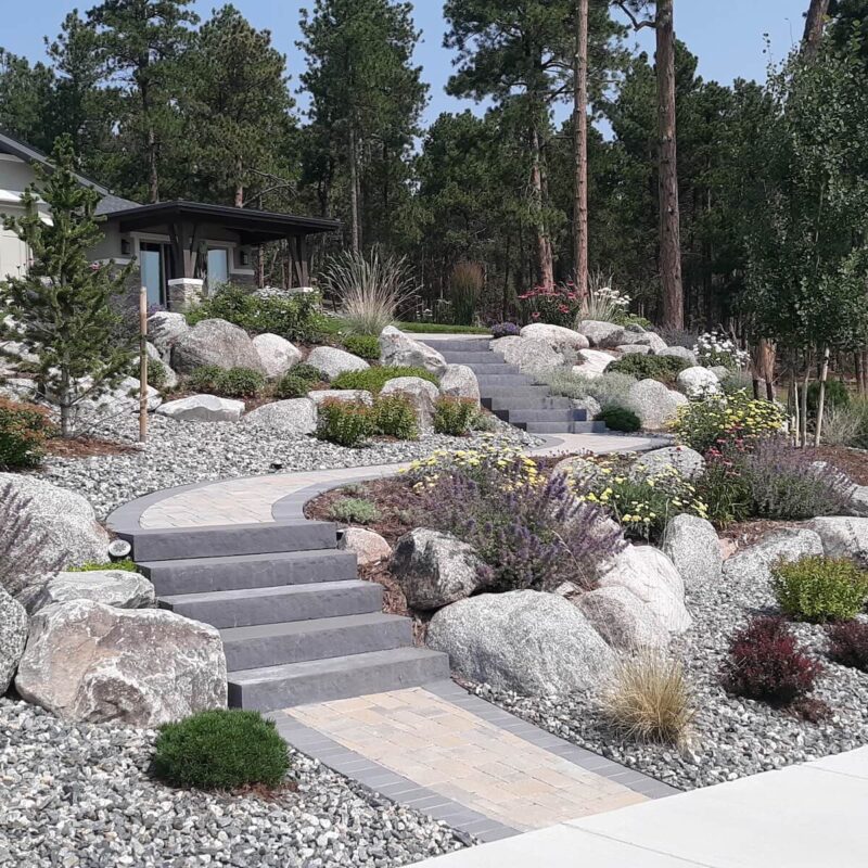 Broadmoor, CO Xeriscaping