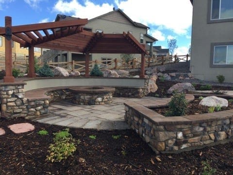 outdoor living functional patio design colorado springs includes shade canopies