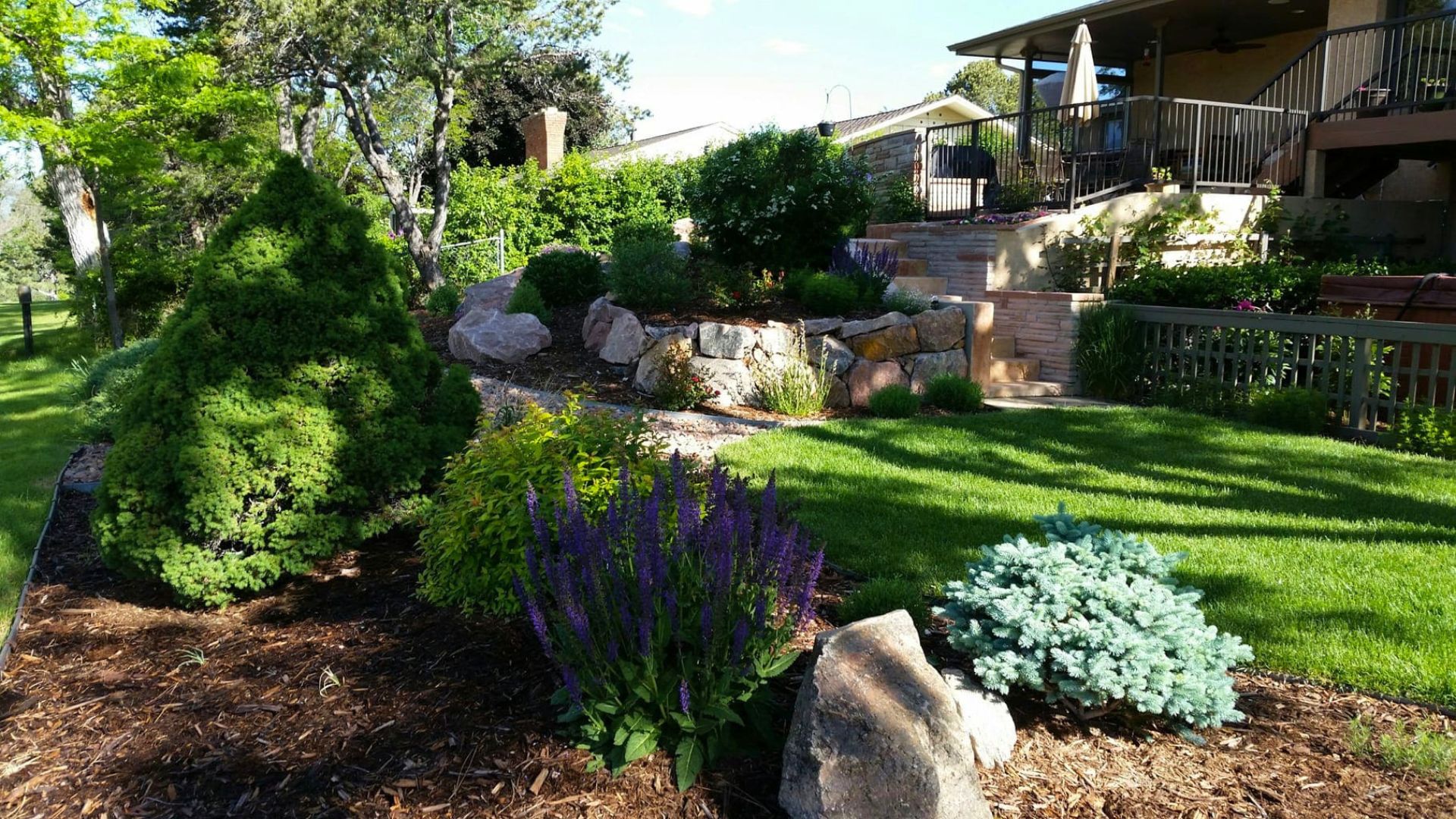 backyard landscape design ideas Colorado Springs