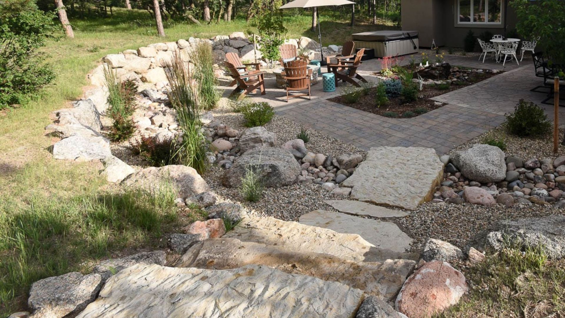 retaining wall ideas for colorado springs sloped yard